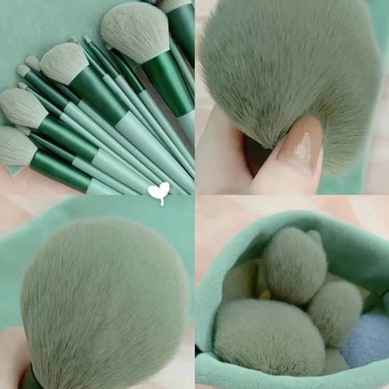 13 Pc Makeup Brushes Set