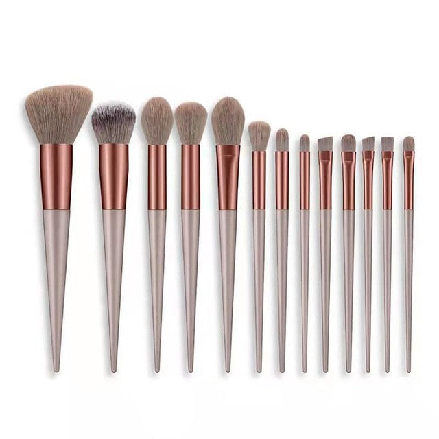 13 Pc Makeup Brushes Set