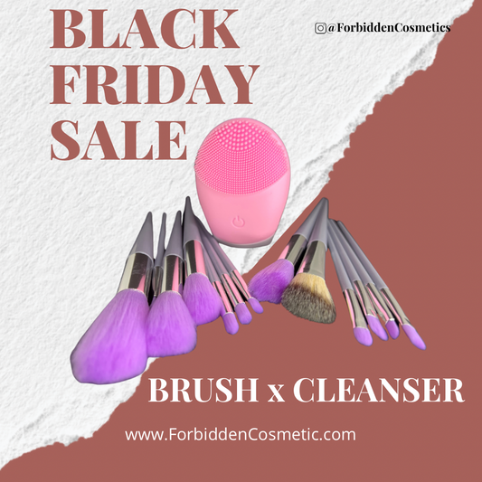 BLACK FIRDAY Brush x Facial Cleanser Bundle