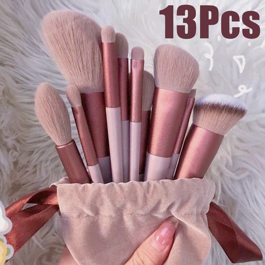 13 Pc Makeup Brushes Set
